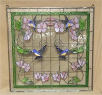Stained Leaded Glass Window.