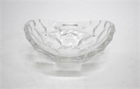 Steuben Crystal Bowl, "Tortoise" by Ted Meuhling