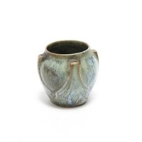 Denbac Pottery Vase, Antique French Art Nouveau