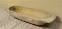 Primitive Dough Bowl with Tinker Repair.