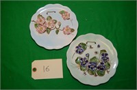 PAIR OF CERAMIC 1950'S WALL PLAQUES