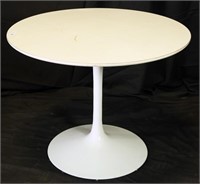CIRCA 1970's WHITE SERIN FUNNEL TABLE