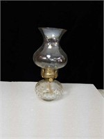 Beautiful vintage colorless oil lamp