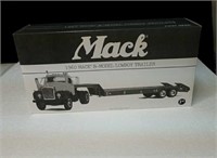 1960 Mack B model lowboy trailer NIB