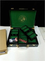 Beautiful Franklin mint poker set new in box never