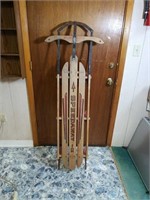 Vintage Speedaway sled approx 5 foot tall