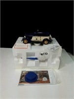 Franklin mint 1933 ford deluxe police car limited