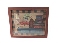 Home Interiors Rooster Print