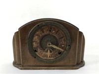 Old Clock -Small Mantle Style -as is