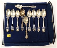 10-Sterling silver spoons