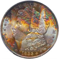 $1 1885-O PCGS MS65+ CAC