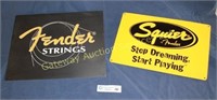 Squire and Fender Signs