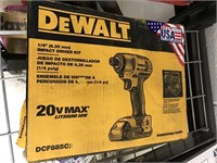 Dewalt 20V 1/4" Impact Driver Set