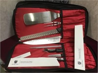 Mercer professional chefs cutlery set in case