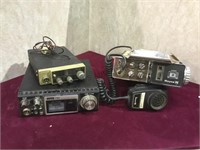 3 vintage CB Radios, Royce, Unidentifiable,