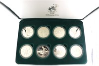 1996 US Mint Atlanta 8 Silver Coin Proof Set