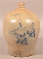 Shenfelder 4 Gallon Decorated Stoneware Jug.