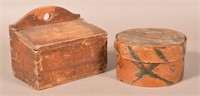 Two Pieces of Antique Woodenware.