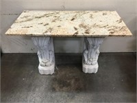 Granite Top w/ Concrete Design