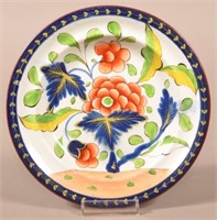 Gaudy Dutch China Grape Pattern Plate.