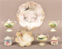Six Pieces of RS Prussia Porcelain.