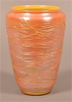 Durand Iridescent Art Glass Vase.