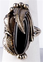 Jewelry Sterling Silver Onyx Ring