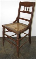 1850 Victorian Chair with Cane Seat