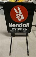 Kendall Motor Oil Sign On Spring Base