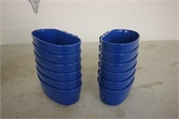 Plastic cage cups