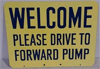DSP Welcome & No Smoking Gas Station Sign
