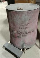 Red Crown Gasoline Barrel