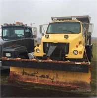 2002 Sterling plow truck, stainless steel bed,