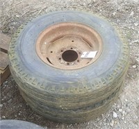 SuperRad Service 7.5 x 16LT tire with rim