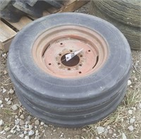 Maxi-Trac 6.5 x 16 tire with rim
