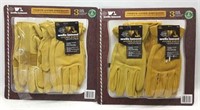Wells Lamont Leather Work Gloves - Men's Large