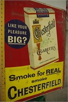 Chesterfield Cigarette sign see photos