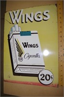 Cigarette Wings sign