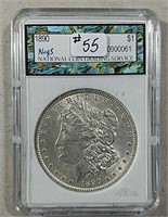1890  Morgan Dollar  BU