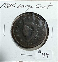1826  Large Cent  F