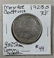 1923-S  Monroe Doctrine Half Dollar  XF