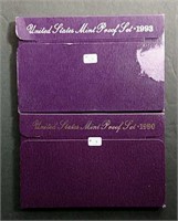 1990 & 1993  US. Mint Proof Sets