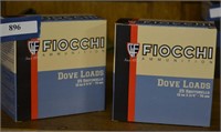 Two Boxes Fiocchi 12 Gauge Dove Loads