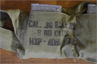 Military Issued Sling w/ Six 8 Rnd Clips Of 30 M2