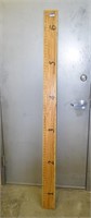 Handcrafted Wooden Height Ruler