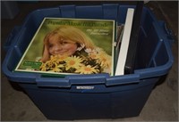 Tote Of Vintage Albums - Mostly Country,