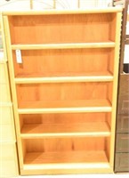 Five tier Contemporary Oak bookcase
