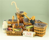 (10) J.W. Collection Mini Longaberger baskets