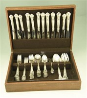 68pc set of Gorham Chantilly Pattern sterling