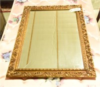 Designer style gold framed mirror (26” x 38”)